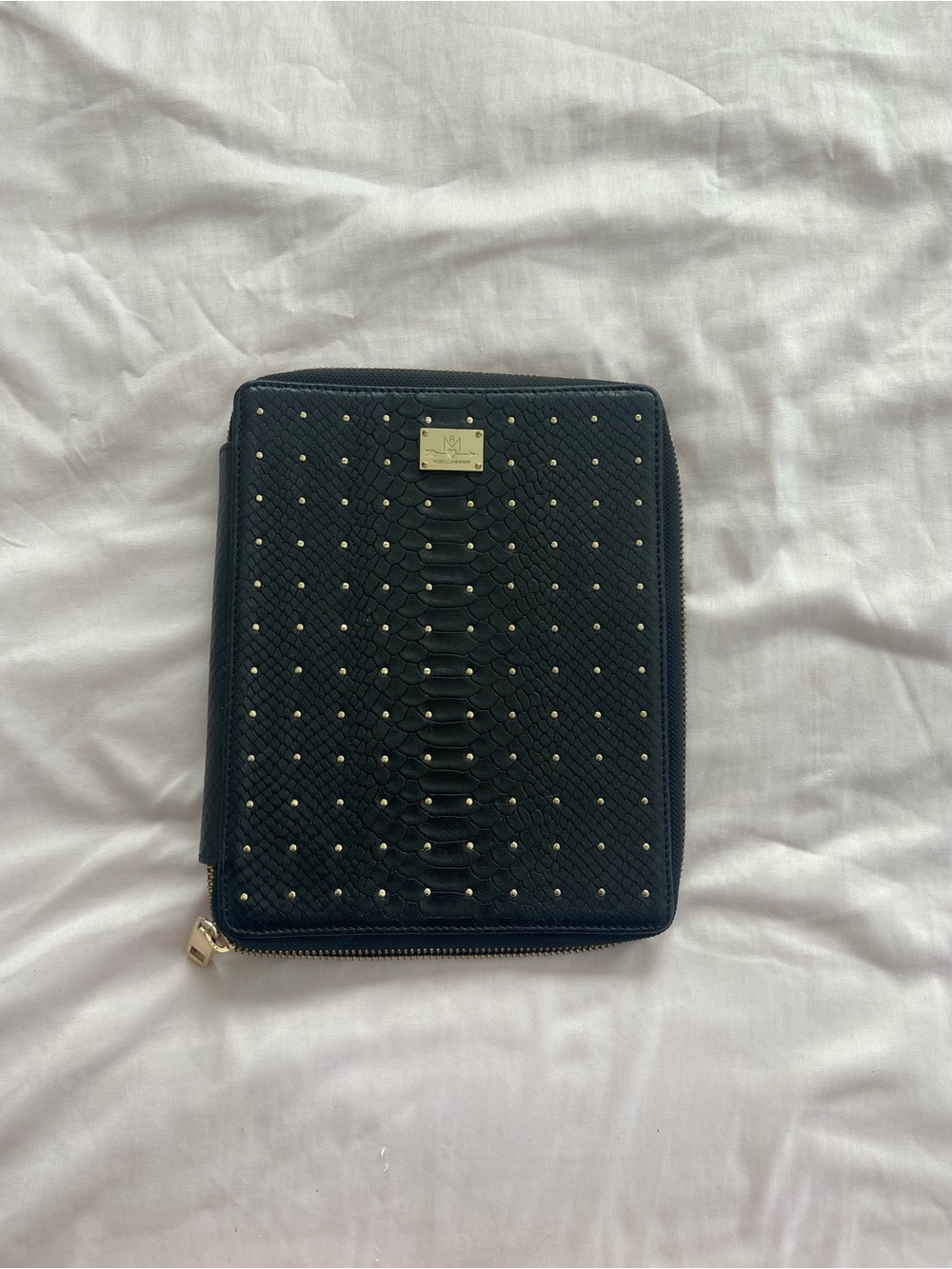 Rebecca Minkoff Black Studded iPad Case